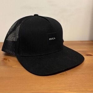 RVCA Black Trucker Hat